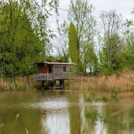 Lakeside Cabin On Stilts- 'Kingfisher' Rous Lench 外观 照片
